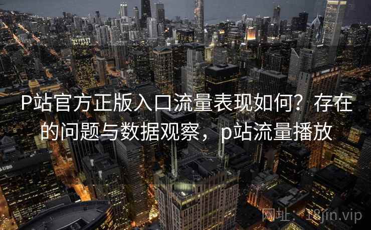P站官方正版入口流量表现如何？存在的问题与数据观察，p站流量播放