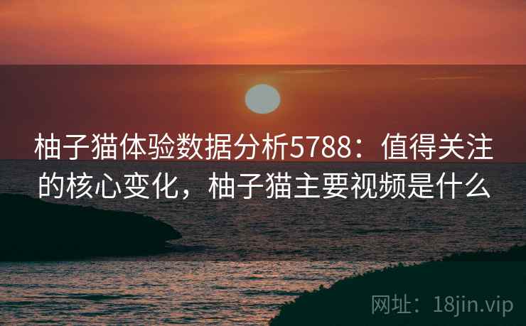 柚子猫体验数据分析5788:值得关注的核心变化,柚子猫主要视频是什么 柚子猫体验数据分析5788:值得关注的核心变化,柚子猫主要视频是什么