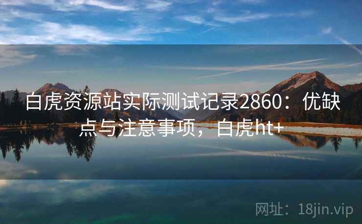 白虎资源站实际测试记录2860:优缺点与注意事项,白虎ht+ 白虎资源站实际测试记录2860:优缺点与注意事项,白虎ht+