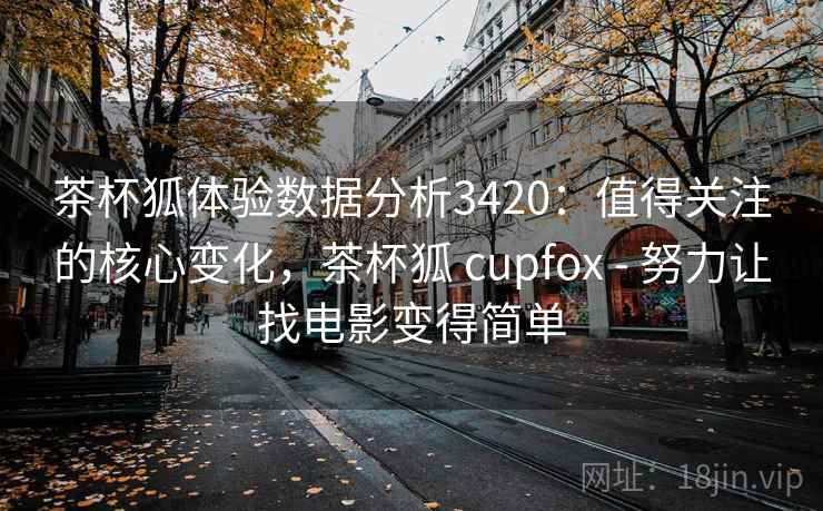 茶杯狐体验数据分析3420：值得关注的核心变化，茶杯狐 cupfox - 努力让找电影变得简单